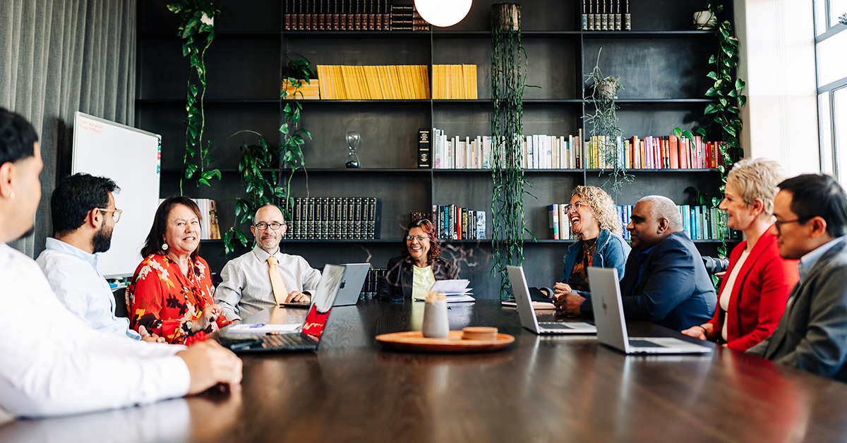 People in a boardroom