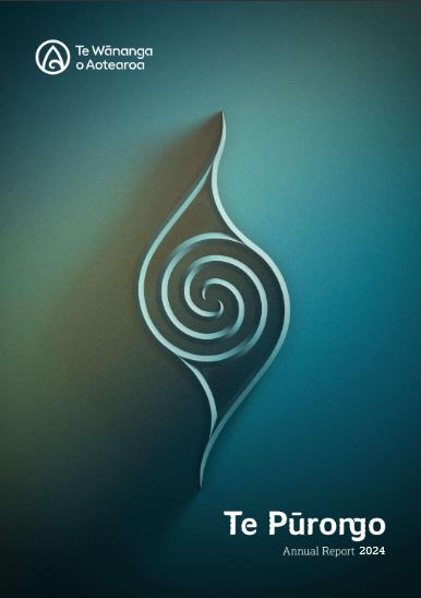 Te Wānanga o Aotearoa Te Pūrongo Annual Report 2024 cover